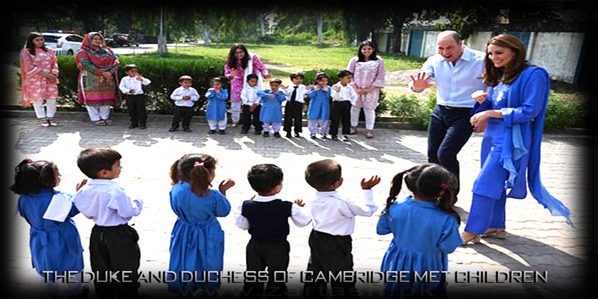 The Duke and Duchess of Cambridge Met Children