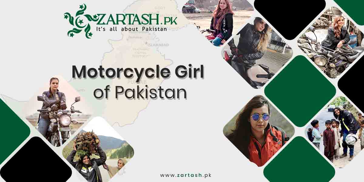 Motorcycle Girl of Pakistan
