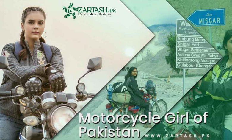 Motorcycle Girl of Pakistan